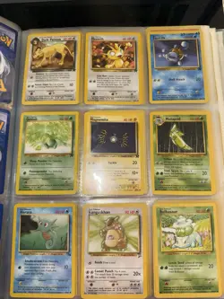 Vintage Pokemon Card Bundle WOTC Team Rocket Jungle Base 2 Bulbasaur Lot - Image 5