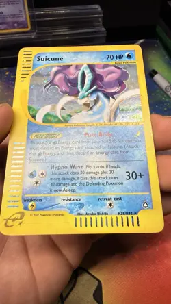 Pokemon 2002 Aquapolis Suicune Holo Rare Card TCG H25/H32 NEAR MINT! CLEAN HOLO - Image 5