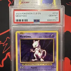 PSA 10 Mewtwo Holo - 014/034 CLB Classic Collection - Pokemon Graded Card - Image 2
