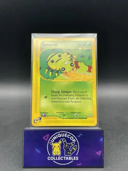 Pokemon TCG Spinarak 111/147 Aquapolis non Holo Common Card English 2002 LP - Image 1