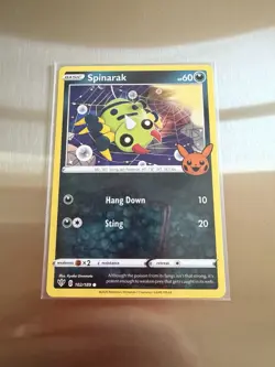 Spinarak 102/189 Promo Trick or Trade BOOster Bundle Near Mint Pokemon Card - Image 1