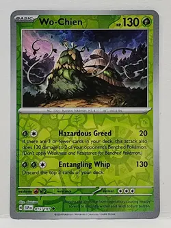 Wo-Chien #015/191 2024 Surging Sparks Uncommon Reverse Holo Pokemon TCG - Image 1