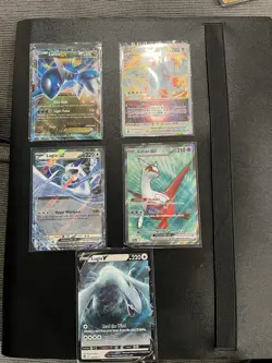 Pokemon TCG 5 Card Lot Holo VSTAR Lugia & More - Image 1