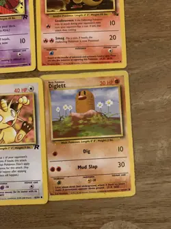 Pokemon Card Vintage Era Bundle x9 Cards Base Set Jungle Fossil Team Rocket - Image 3