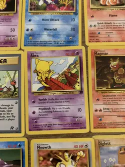 Pokemon Card Vintage Era Bundle x9 Cards Base Set Jungle Fossil Team Rocket - Image 4