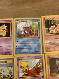 Pokemon Card Vintage Era Bundle x9 Cards Base Set Jungle Fossil Team Rocket - Image 5