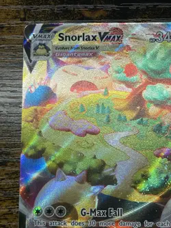 Pokemon TCG Snorlax VMAX Holo Ultra Rare Card 142/202 Sword & Shield - Image 2