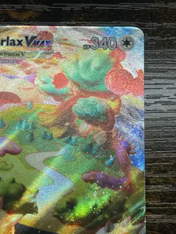 Pokemon TCG Snorlax VMAX Holo Ultra Rare Card 142/202 Sword & Shield - Image 3