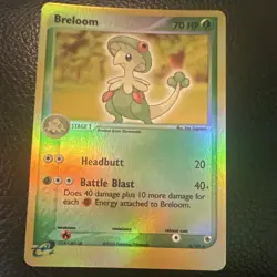 Pokemon Breloom 16/109 EX Ruby & Sapphire 2003 Reverse Holo Rare 70 HP English - Image 1