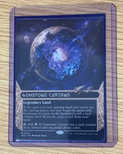 Gemstone Caverns [Edge of Eternities: Stellar Sights - #0016] NM Borderless MTG - Image 1