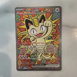 The Pokemon Company Meowth ex 121/088 Double Rare Holo ENG 170HP - Image 1
