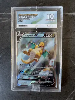 Pokemon TCG Dragonite v Evolving Skies 192/203 ACE 10 Gem Mint - Image 1