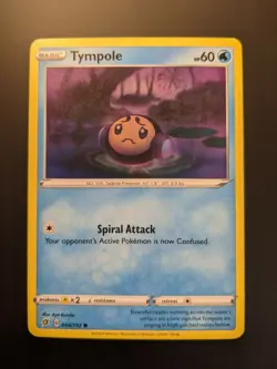 Pokemon TCG Tympole 44/192 S&S Rebel Clash Mint/NM Condition - Common - Image 1