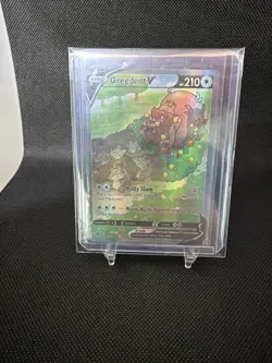 Pokemon TCG Greedent V (Alternate Full Art) 257/264 Swsh08: Fusion Strike Holo - Image 1