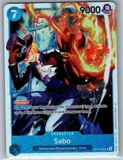 Sabo OP15-046 SR Adventure on Kami's Island - One Piece Card - NM - Image 1