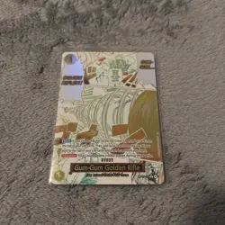 One Piece Adventure on Kami's Island Gum Gum Golden Rifle OP15-116 Alt Art NM - Image 1