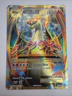 Pokemon TCG M Charizard EX (Full Art) Evolutions 101/108 Holo Ultra Rare XY NM - Image 3