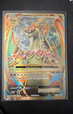 Pokemon TCG M Charizard EX (Full Art) 101/108 Evolutions Holo - Image 1