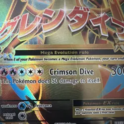 Pokemon TCG M Charizard EX (Full Art) 101/108 Evolutions Holo - Image 3