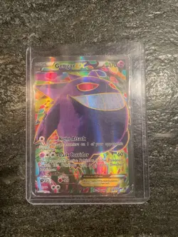 Gengar EX - 114/119 - Pokemon Phantom Forces XY Full Art Ultra Rare Card Damaged - Image 1