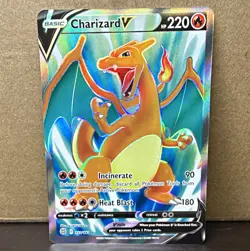 Pokemon TCG Charizard V Full Art Holo Ultra Rare 153/172 Swsh09 2022 ENG - Image 1