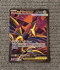 Mega Skarmory ex 106/088 Full Art Ultra Rare Perfect Order Pokemon Card - Image 1