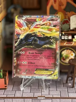 2014 Xerneas EX Pokemon TCG XY Holo Ultra Rare 97/146 EN Near Mint NM - Image 1