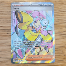 Pokemon TCG Iono 254/193 Paldea Evolved Ultra Rare Full Art Holo EN - Image 1
