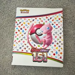 Pokemon TCG Scarlet & Violet 151 English Holo Full Art Card Lot in Binder - Image 1