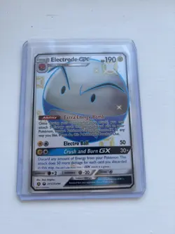Pokemon TCG Card Electrode GX SV57/SV94 Hidden Fates Full Art Holo - NM - Image 1