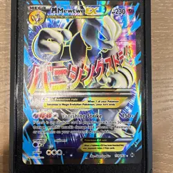 Pokemon TCG M Mewtwo EX 159/162 Breakthrough Full Art Holo Ultra Rare 2015 - Image 1