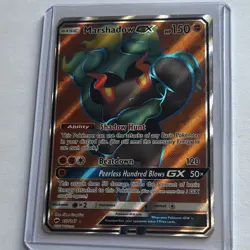 Pokemon TCG Marshadow GX Burning Shadows 137/147 Holo Full Art Ultra Rare - Image 1