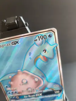 Pokemon TCG Lapras GX Sun & Moon Base Set 139/149 2017 Full Art Ultra Rare NM- - Image 3
