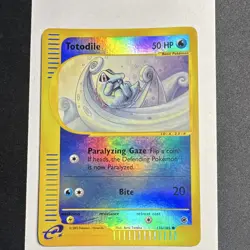 Totodile 135/165 Expedition Base Set Reverse Holo Eng HP50 - MP - Image 1