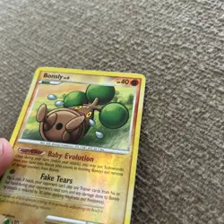 2007 POKEMON DIAMOND & PEARL BASE SET 71/130 BONSLY REVERSE HOLO - HP/DMG - Image 4