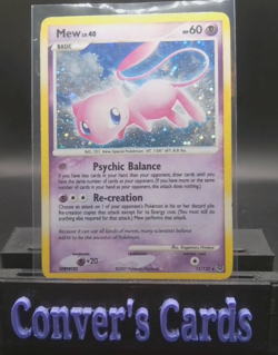 Pokemon Mew 15/132 Secret Wonders Holo Rare English 2007 READ DESCRIPTION (124) - Image 1