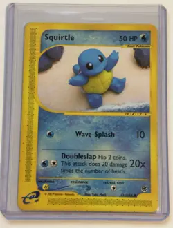 2002 Pokemon Expedition E-Reader Squirtle 131/165 MP/LP - Image 1