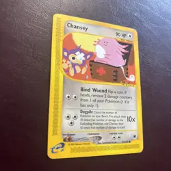 2002 Pokemon TCG Chansey 72/165 Expedition Base Set Uncommon e-Reader Non-Holo - Image 2