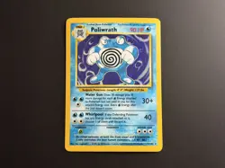 Pokemon English: Poliwrath 13/102 Holo Unlimited - Base Set - Shadowless - 1999 - Image 3