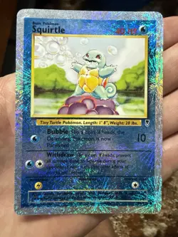 Pokemon 2002 TCG Squirtle 95/110 Legendary Collection Reverse Holo English - Image 2