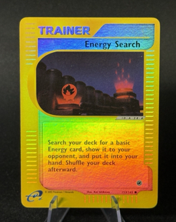 2002 Pokemon Energy Search 153/165 Reverse Holo Expedition Base Set WOTC - Image 1