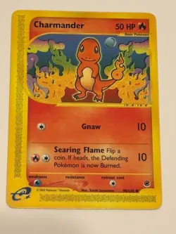 Charmander 98/165 Expedition Base Set Regular Pokemon TCG 2002 - Image 1