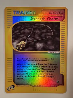 Pokemon Strength Charm 150/165 Expedition Base Set Reverse Holo 2002 NM+ - Image 1
