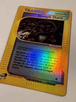 Pokemon Strength Charm 150/165 Expedition Base Set Reverse Holo 2002 NM+ - Image 2