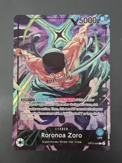 Roronoa Zoro - OP12-020 Playmat Limited Edition Vol.4 One Piece Promo Card - Image 1