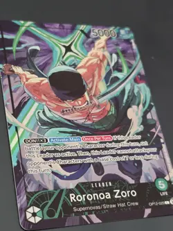 Roronoa Zoro - OP12-020 Playmat Limited Edition Vol.4 One Piece Promo Card - Image 2