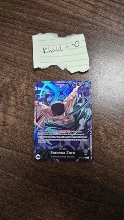 Roronoa Zoro - OP12-020 Playmat Limited Edition Vol.4 One Piece Promo Card - Image 1