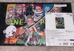 One Piece Card Game: Official Playmat Limited Edition Vol.4 + Zoro Promo Card - Image 2