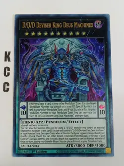 Yu-Gi-Oh! 1st Edition Bach-EN044 D/D/D Deviser King Deus Machinex - Image 1