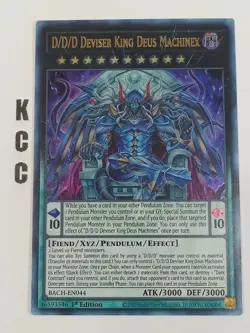 Yu-Gi-Oh! 1st Edition Bach-EN044 D/D/D Deviser King Deus Machinex - Image 1